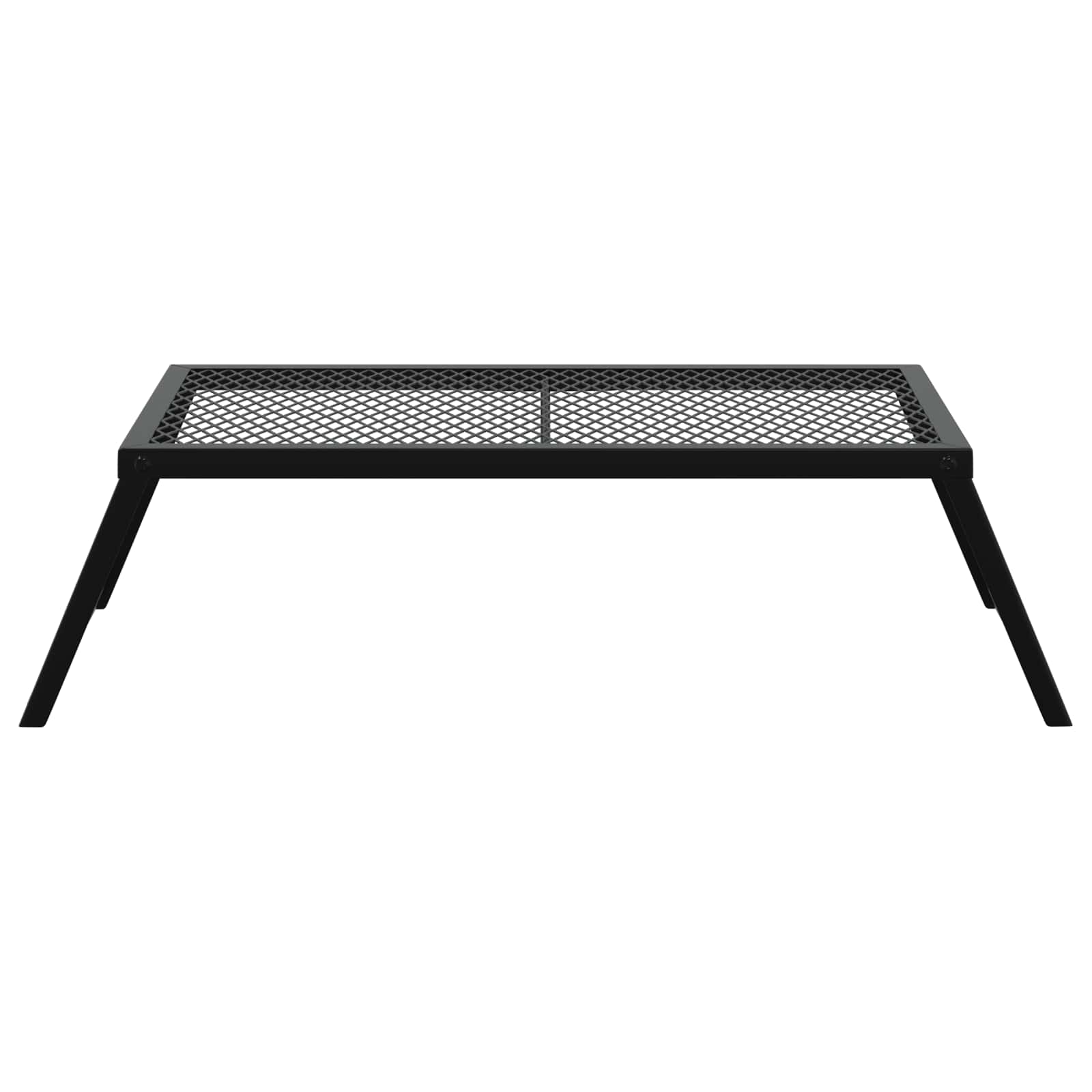 vidaXL Faltbarer Campinggrill Schwarz 58 x 31 x 2 cm Legierter Stahl