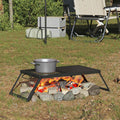 vidaXL Faltbarer Campinggrill Schwarz 31,5 x 26,5 x 4 cm