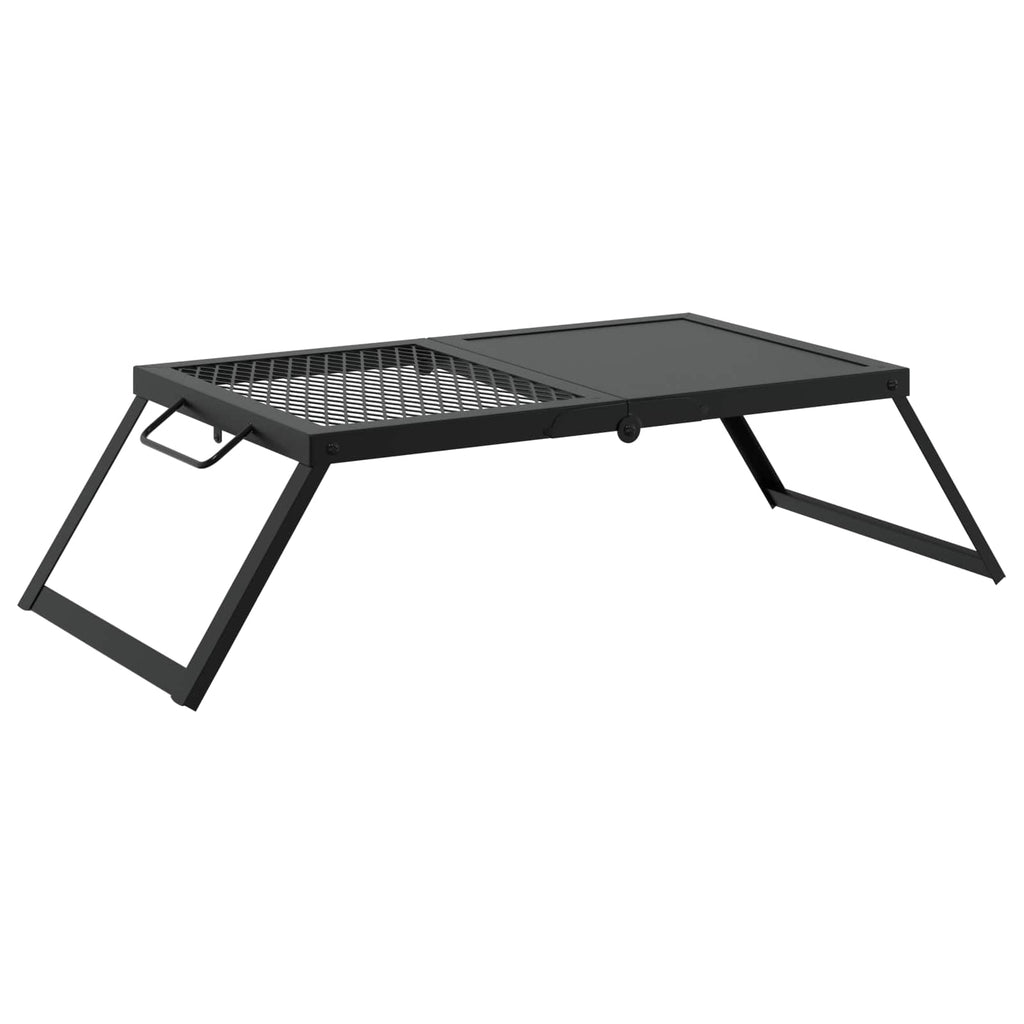 vidaXL Faltbarer Campinggrill Schwarz 31,5 x 26,5 x 4 cm