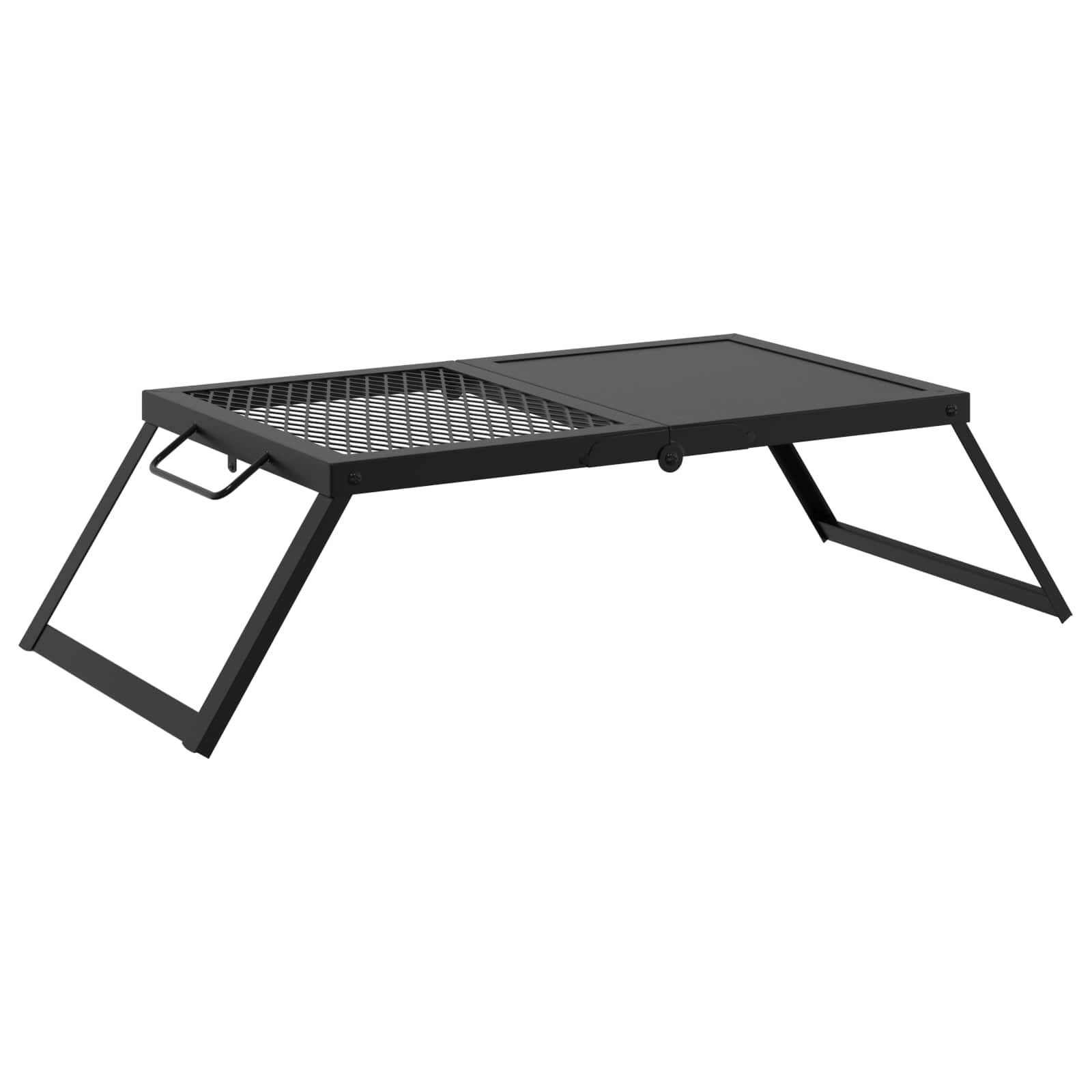 vidaXL Faltbarer Campinggrill Schwarz 31,5 x 26,5 x 4 cm