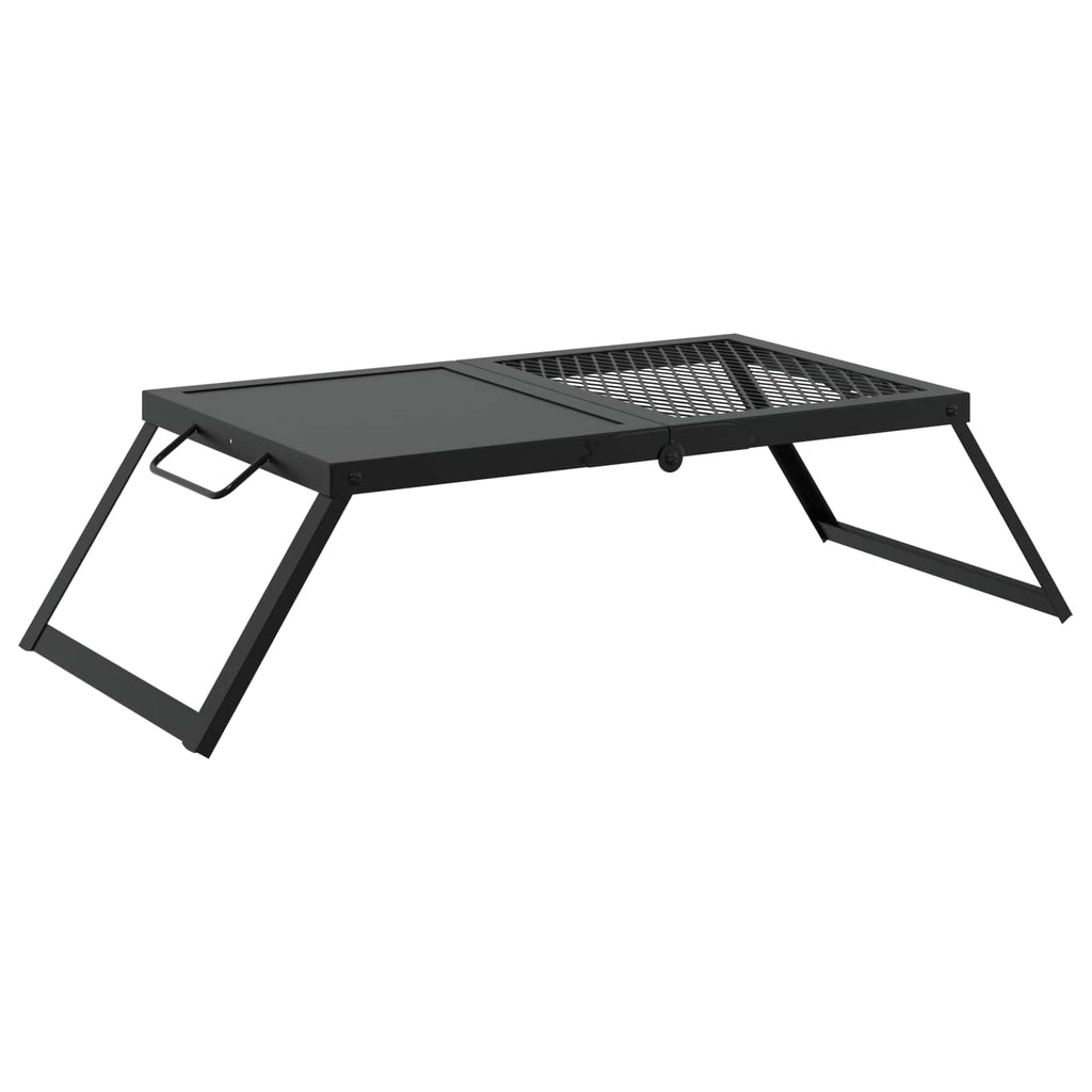 vidaXL Faltbarer Campinggrill Schwarz 31,5 x 26,5 x 4 cm