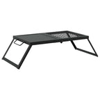 vidaXL Faltbarer Campinggrill Schwarz 31,5 x 26,5 x 4 cm