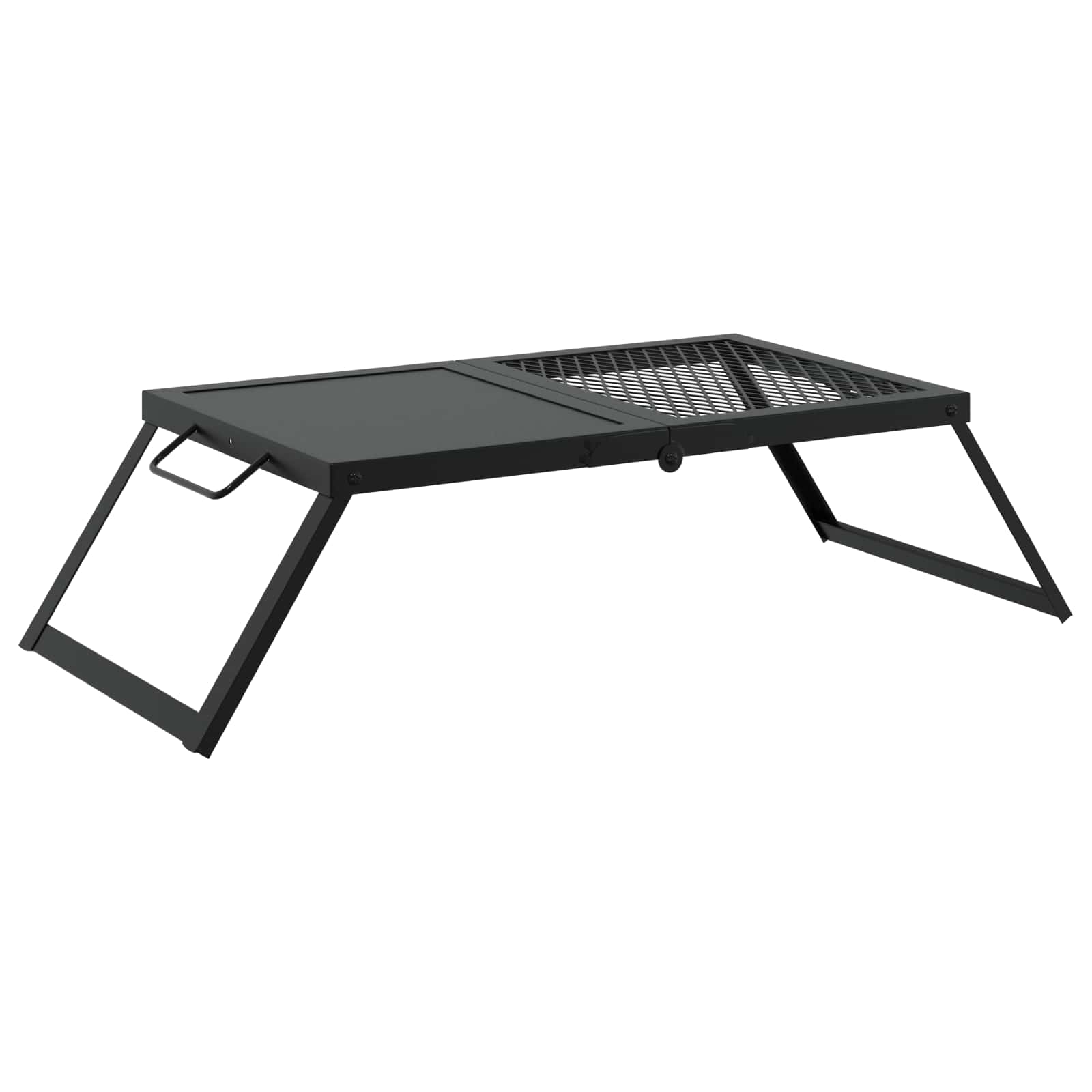 vidaXL Faltbarer Campinggrill Schwarz 31,5 x 26,5 x 4 cm