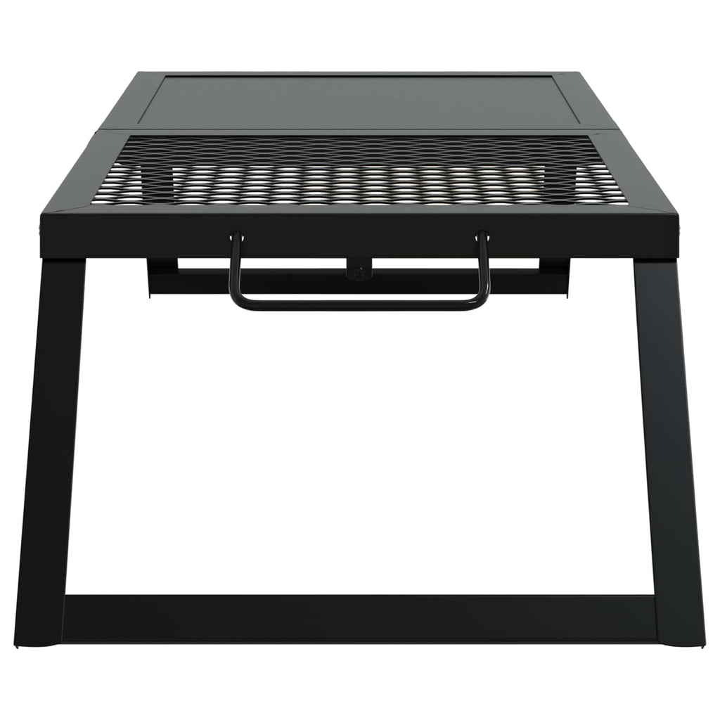 vidaXL Faltbarer Campinggrill Schwarz 31,5 x 26,5 x 4 cm