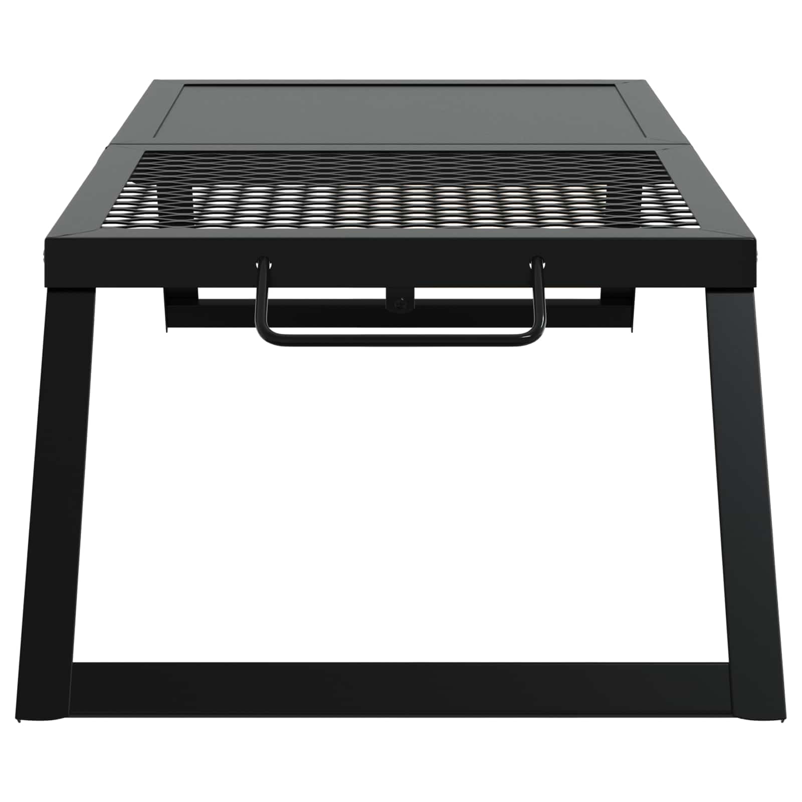 vidaXL Faltbarer Campinggrill Schwarz 31,5 x 26,5 x 4 cm