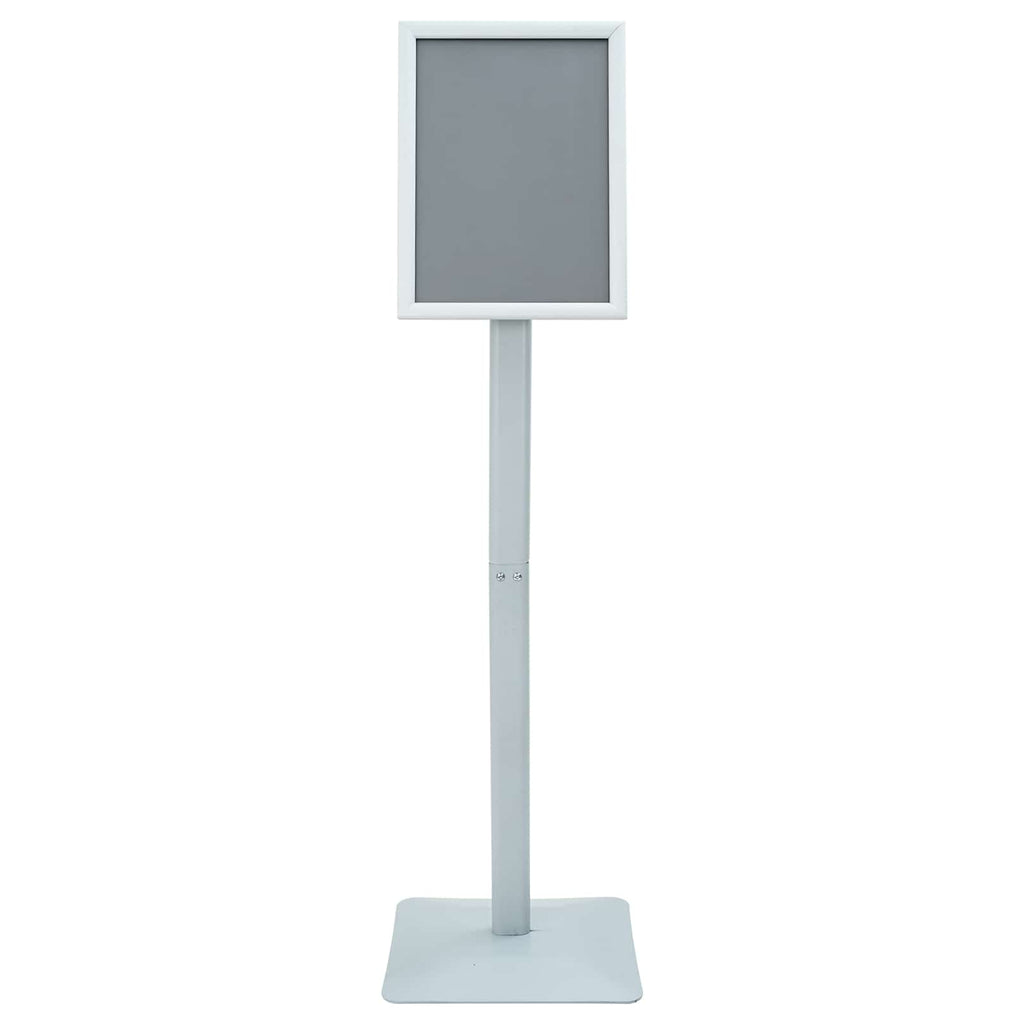 vidaXL Podest-Posterständer Silber 32 x 27 x 119 cm Gusseisen