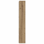vidaXL Kopfteil-Schrank mit LED Artisan-Eiche 140 x 16,5 x 103,5 cm