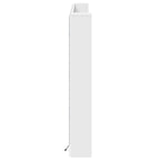 vidaXL Kopfteil-Schrank mit LED Weiß 180 x 16,5 x 103,5 cm