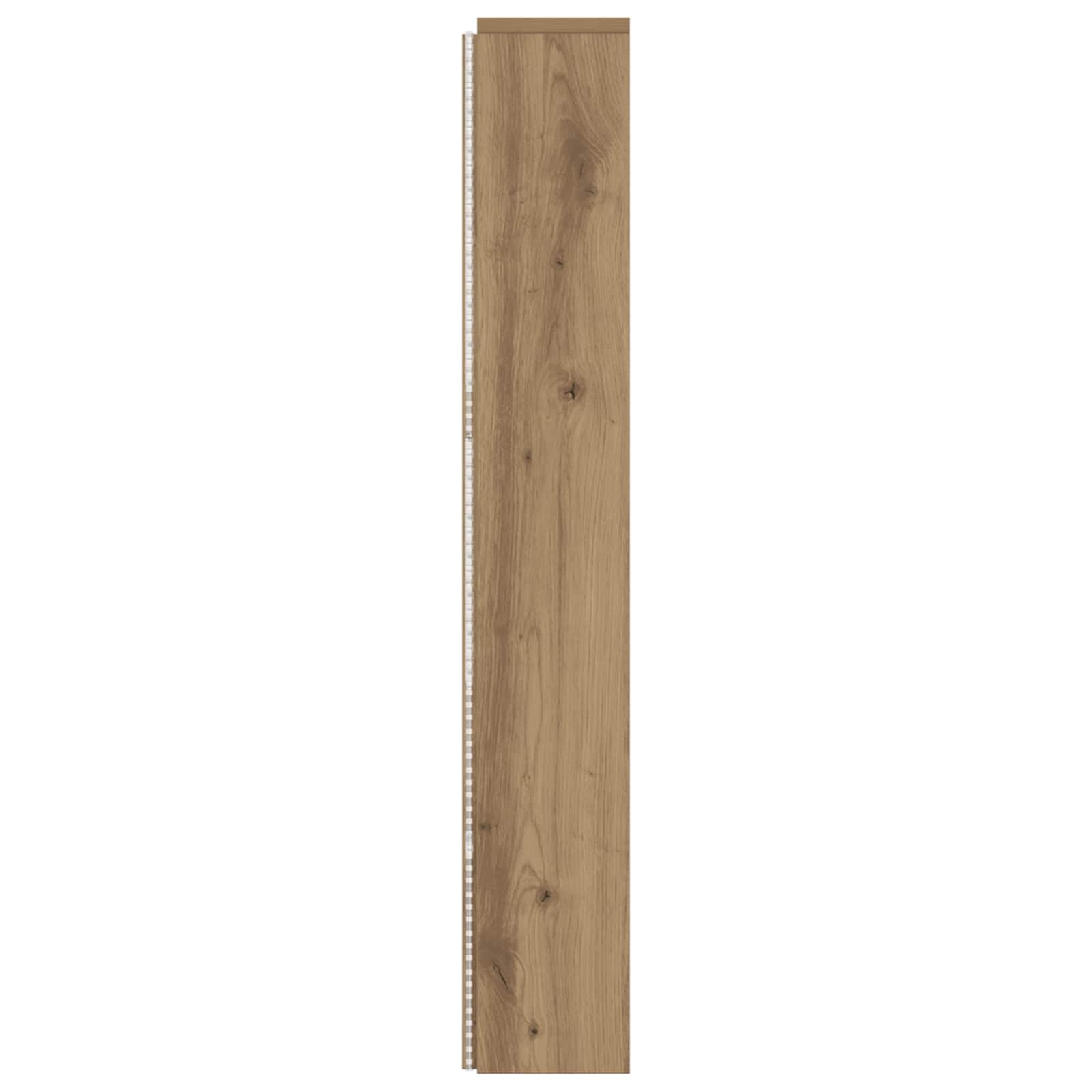 vidaXL Kopfteil-Schrank mit LED Kunsthandwerk Eiche Holzwerkstoff