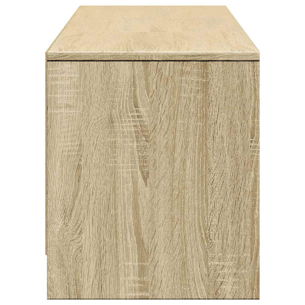 vidaXL TV-Schränk mit LED Sonoma 165 x 34 x 40 cm Holzwerkstoff