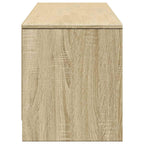 vidaXL TV-Schränk mit LED Sonoma 165 x 34 x 40 cm Holzwerkstoff