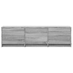 vidaXL TV-Schränk mit LED Graues Sonoma 140 x 34 x 40 cm Holzwerkstoff
