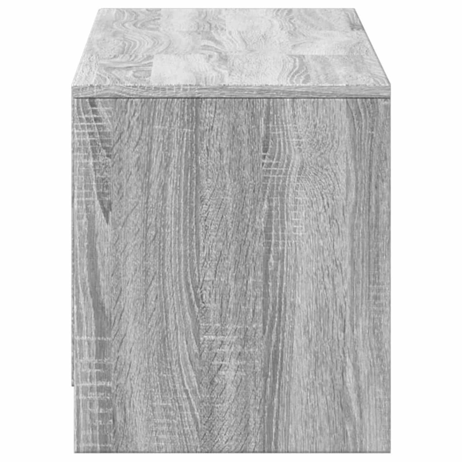 vidaXL TV-Schränk mit LED Graues Sonoma 140 x 34 x 40 cm Holzwerkstoff