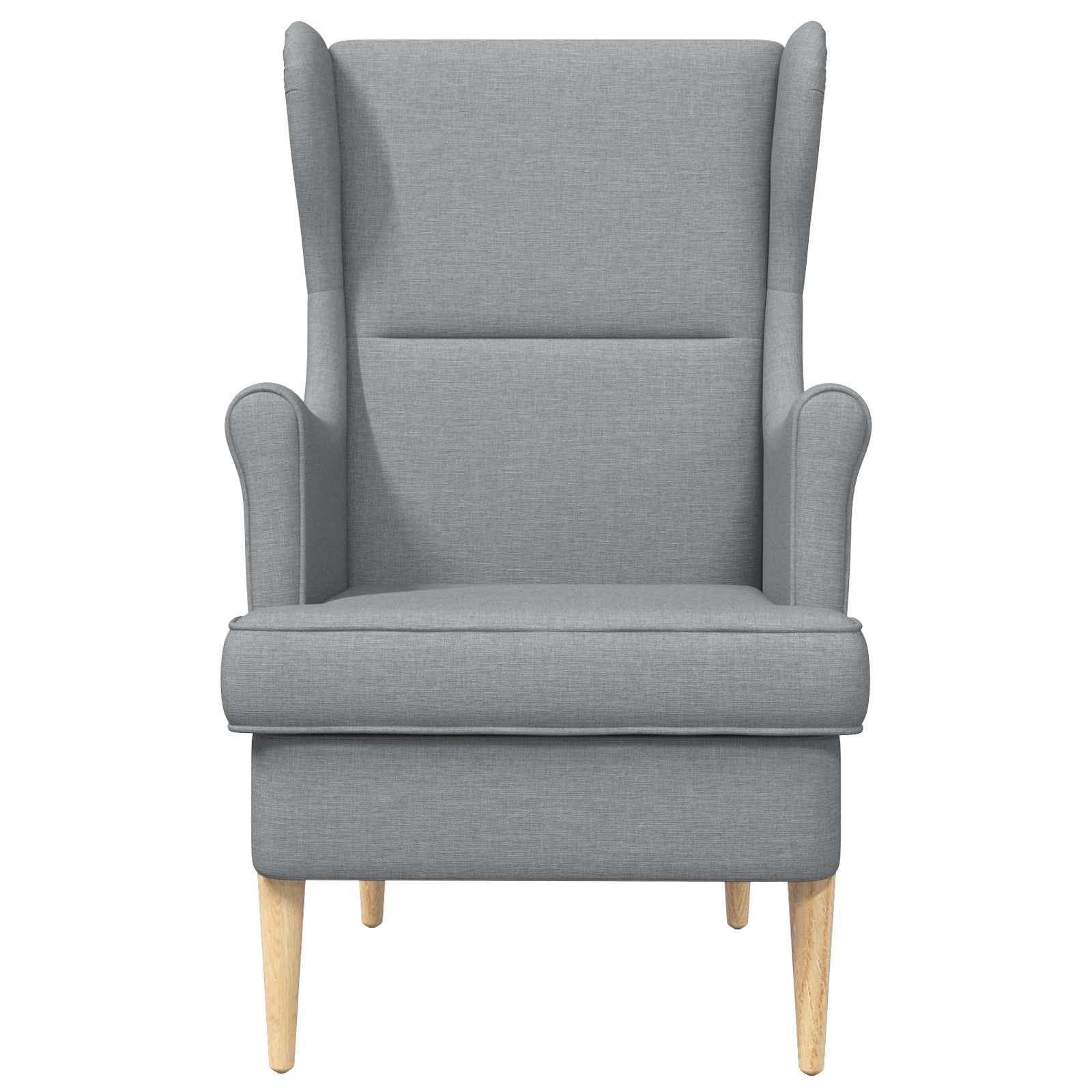 vidaXL Sessel Hellgrau Stoff