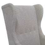 vidaXL Sessel Hellgrau Bouclé