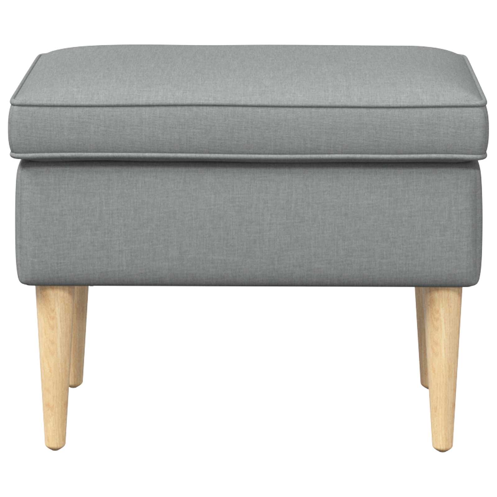 vidaXL Hocker Hellgrau 55 x 35 x 41 cm Polyester