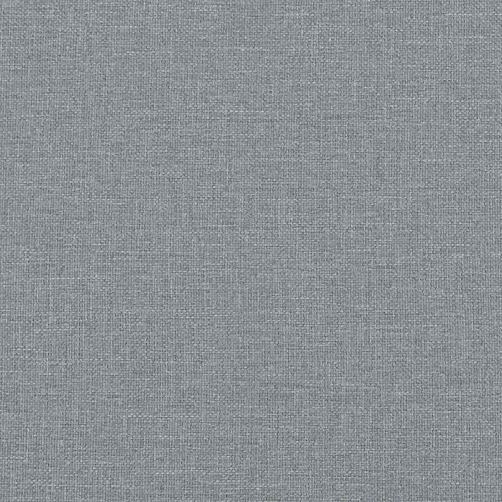 vidaXL Hocker Hellgrau 55 x 35 x 41 cm Stoff