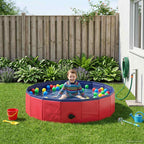 vidaXL Kinder Schwimmbecken Rot Ø 80 x 20 cm