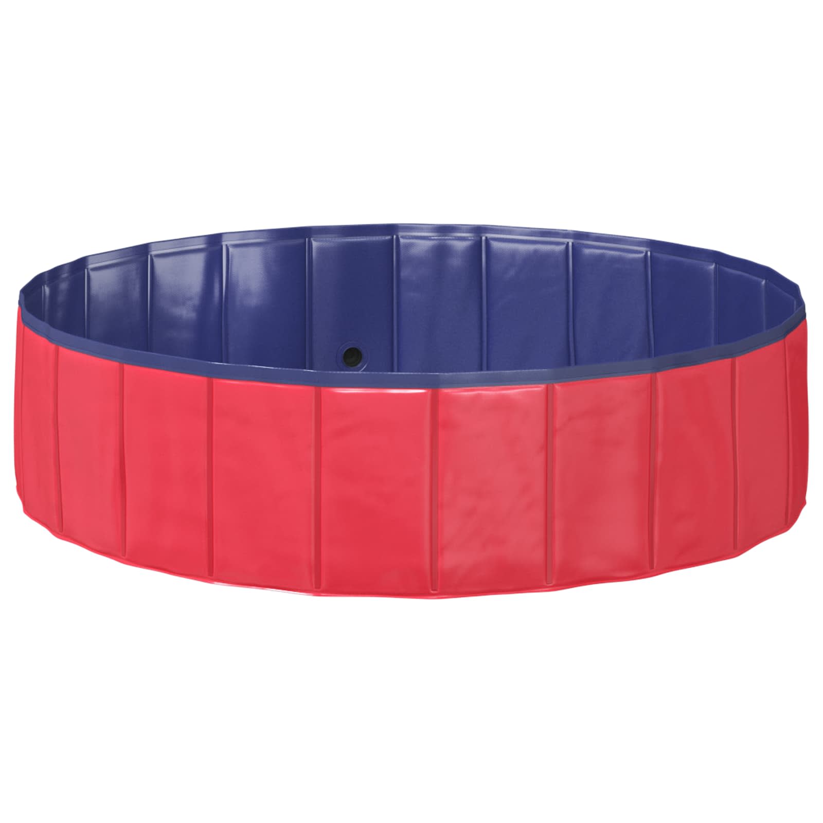 vidaXL Kinder Schwimmbecken Rot und Blau Ø 120 x 30 cm