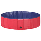 vidaXL Kinder Schwimmbecken Rot und Blau Ø 120 x 30 cm