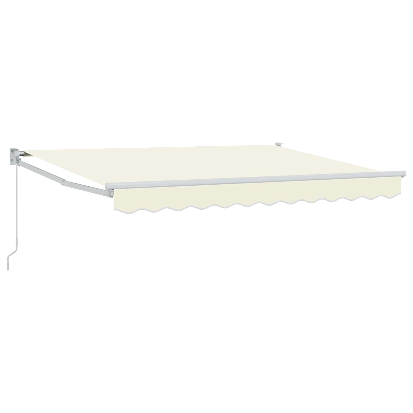 vidaXL Einziehbare Markise Creme 2,5 x 2 m