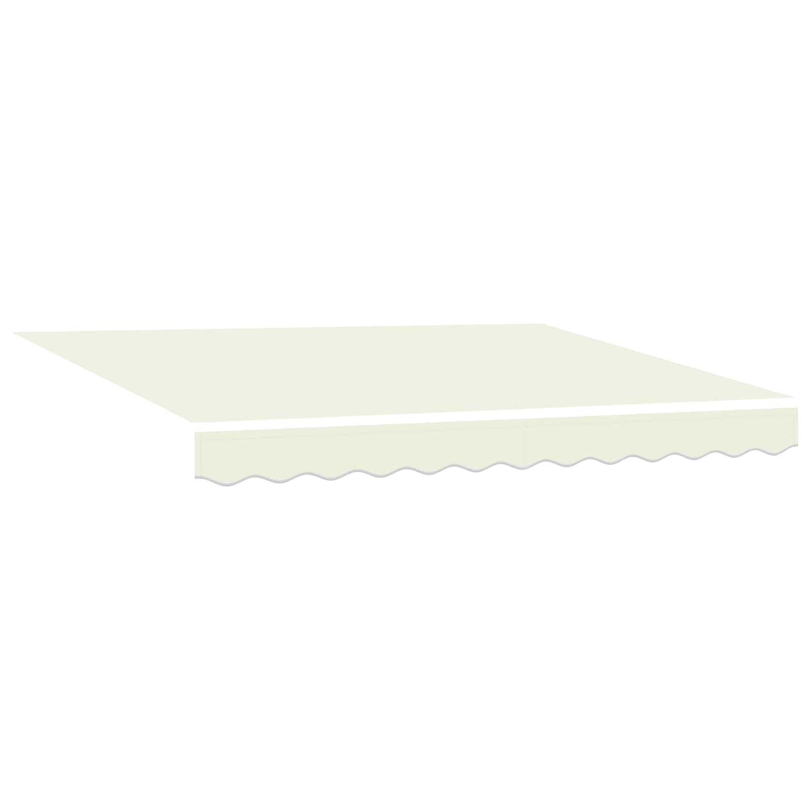 vidaXL Einziehbare Markise Creme 2,5 x 2 m