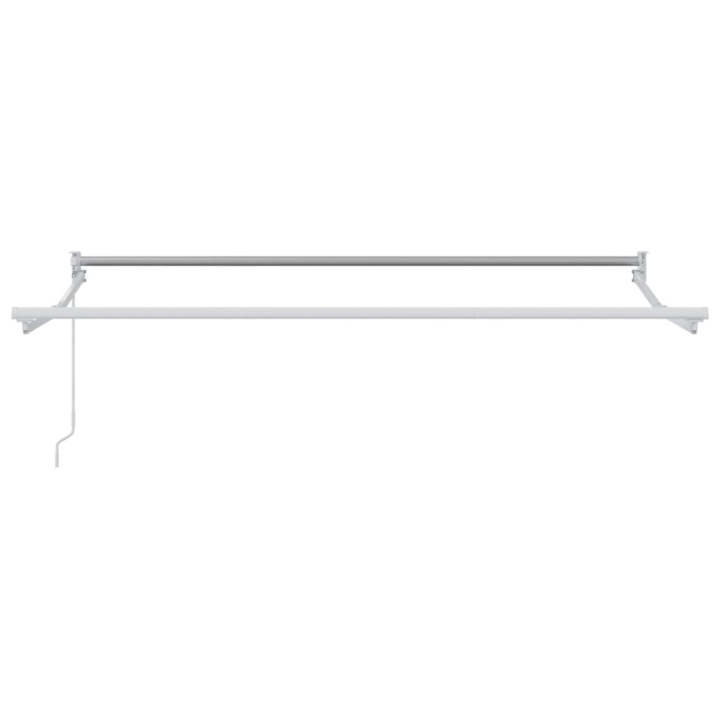 vidaXL Einziehbare Markise Weiß 2,5 x 2 m 100% Polyester und Aluminium