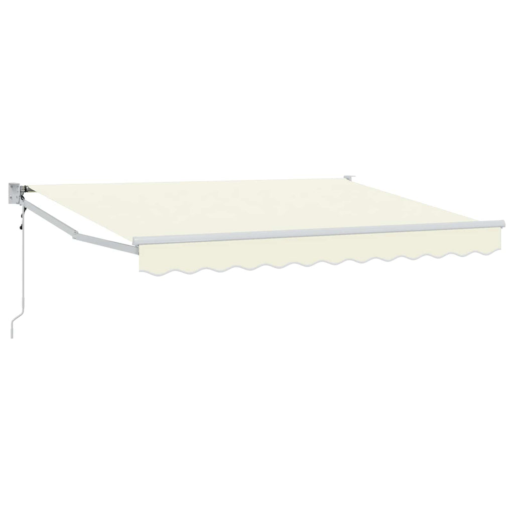 vidaXL Elektrische ausziehbare Markise Creme 2,5 x 2 m