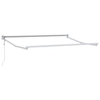 vidaXL Elektrische ausziehbare Markise Creme 2,5 x 2 m