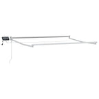 vidaXL Manuelle Gelenkarmmarkise mit LEDs 2,5 x 2 m