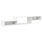 vidaXL Wandmontierter TV-Schrank Wandhalterung Weiß 150 x 28 x 26 cm