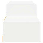 vidaXL Wandmontierter TV-Schrank Wandhalterung Weiß 150 x 28 x 26 cm