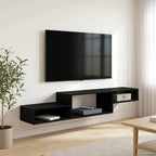 vidaXL Wandmontierter TV-Schrank Wandhalterung Schwarze Eiche