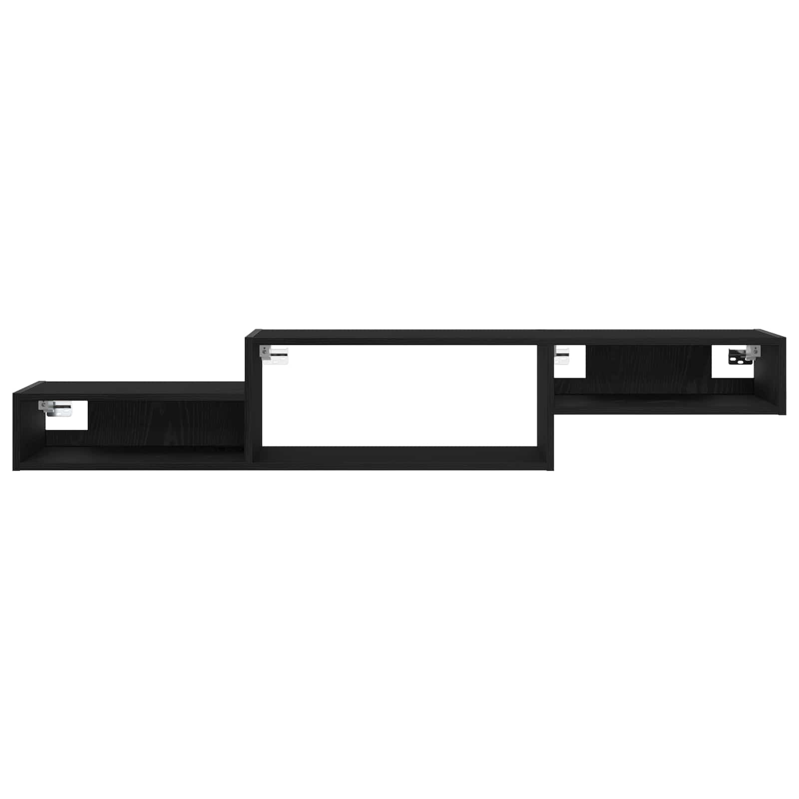 vidaXL Wandmontierter TV-Schrank Wandhalterung Schwarze Eiche