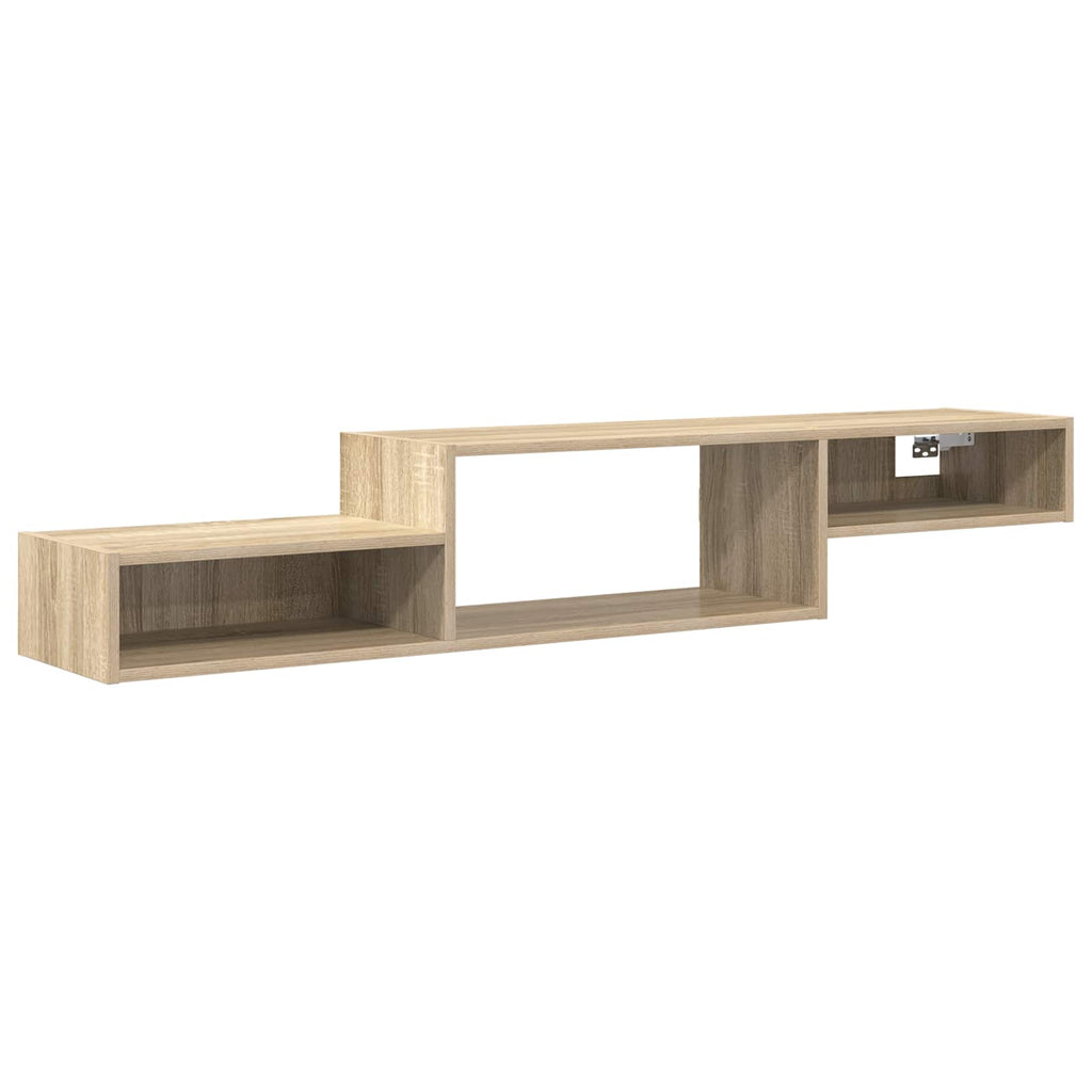 vidaXL Wandmontierter TV-Schrank Wandhalterung Sonoma-Eiche