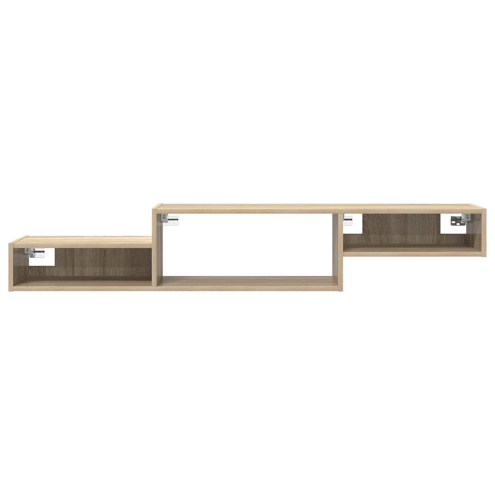 vidaXL Wandmontierter TV-Schrank Wandhalterung Sonoma-Eiche