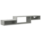 vidaXL Wandmontierter TV-Schrank Wandhalterung Betongrau