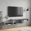 vidaXL Wandmontierter TV-Schrank Wandhalterung Grau Sonoma