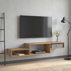 vidaXL Wandmontierter TV-Schrank Wandhalterung Artisan-Eiche
