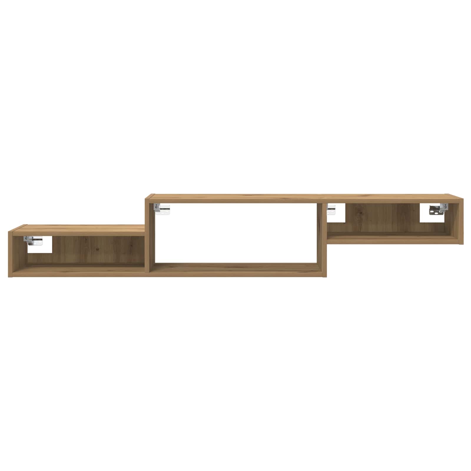 vidaXL Wandmontierter TV-Schrank Wandhalterung Artisan-Eiche