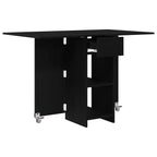 vidaXL Esstisch 115 x 70 x 75 cm Holzwerkstoff Schwarze Eiche