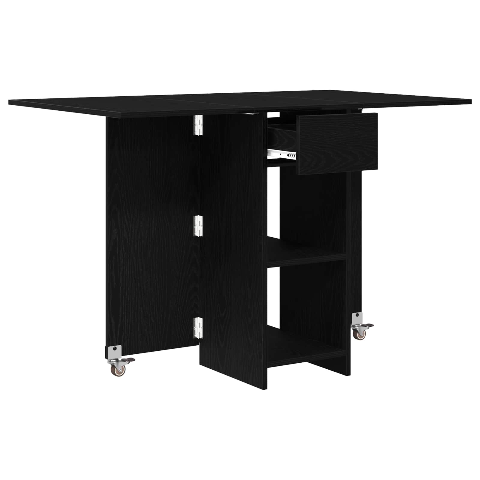 vidaXL Esstisch 115 x 70 x 75 cm Holzwerkstoff Schwarze Eiche