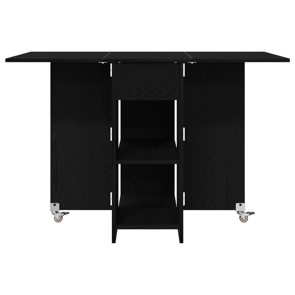 vidaXL Esstisch 115 x 70 x 75 cm Holzwerkstoff Schwarze Eiche