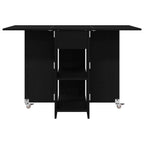 vidaXL Esstisch 115 x 70 x 75 cm Holzwerkstoff Schwarze Eiche