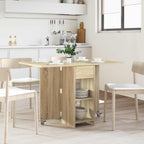 vidaXL Esstisch 115 x 70 x 75 cm Holzwerkstoff Sonoma-Eiche