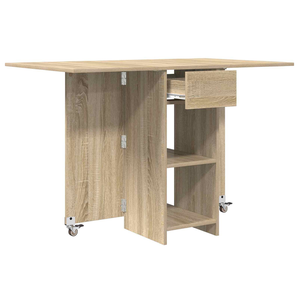 vidaXL Esstisch 115 x 70 x 75 cm Holzwerkstoff Sonoma-Eiche