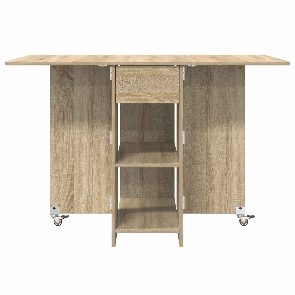 vidaXL Esstisch 115 x 70 x 75 cm Holzwerkstoff Sonoma-Eiche