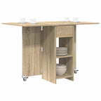 vidaXL Esstisch 115 x 70 x 75 cm Holzwerkstoff Sonoma-Eiche