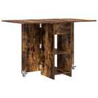 vidaXL Esstisch 115 x 70 x 75 cm Holzwerkstoff Geräucherte Eiche