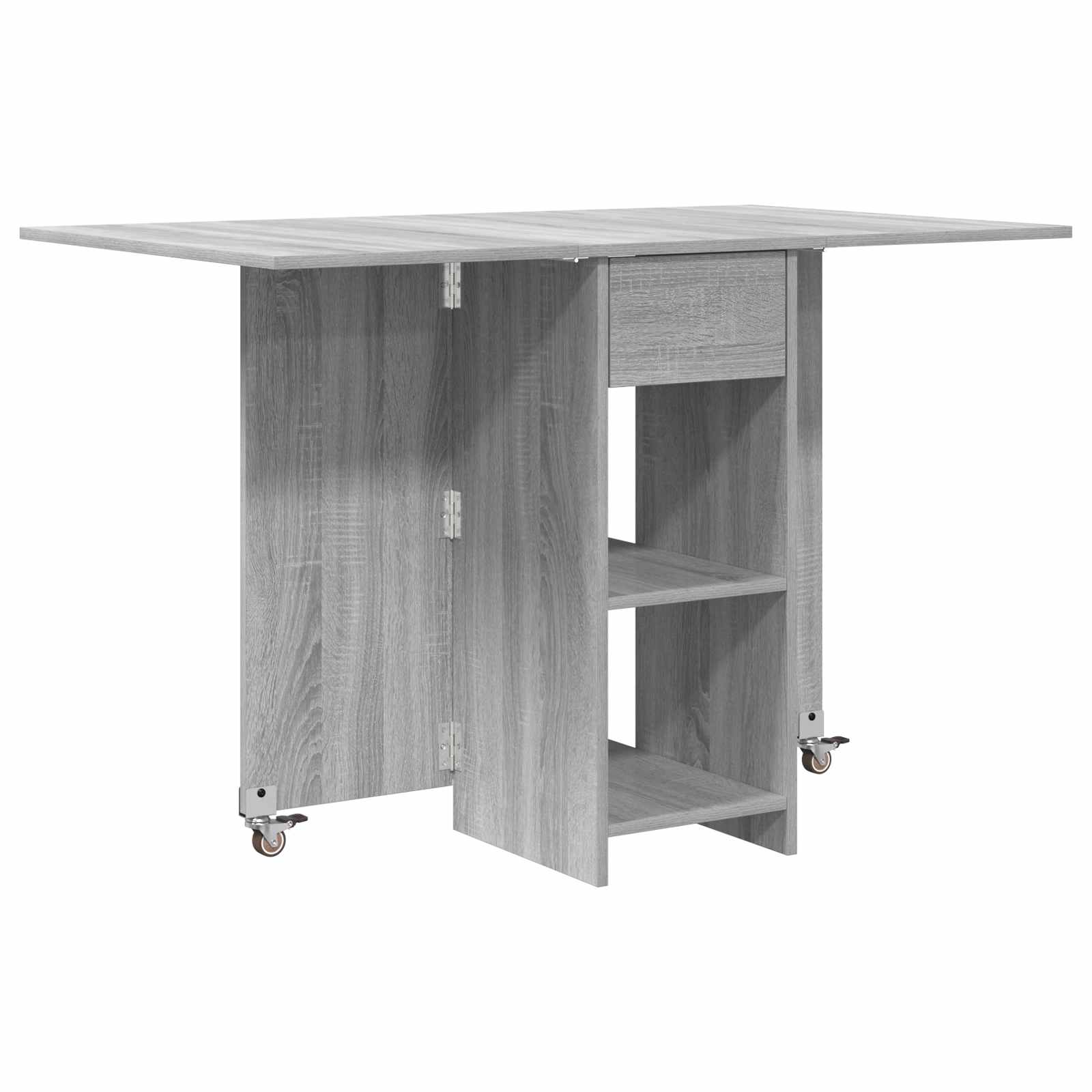 vidaXL Esstisch 115 x 70 x 75 cm Holzwerkstoff Grau Sonoma